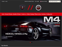 Tablet Screenshot of merceliwheels.com